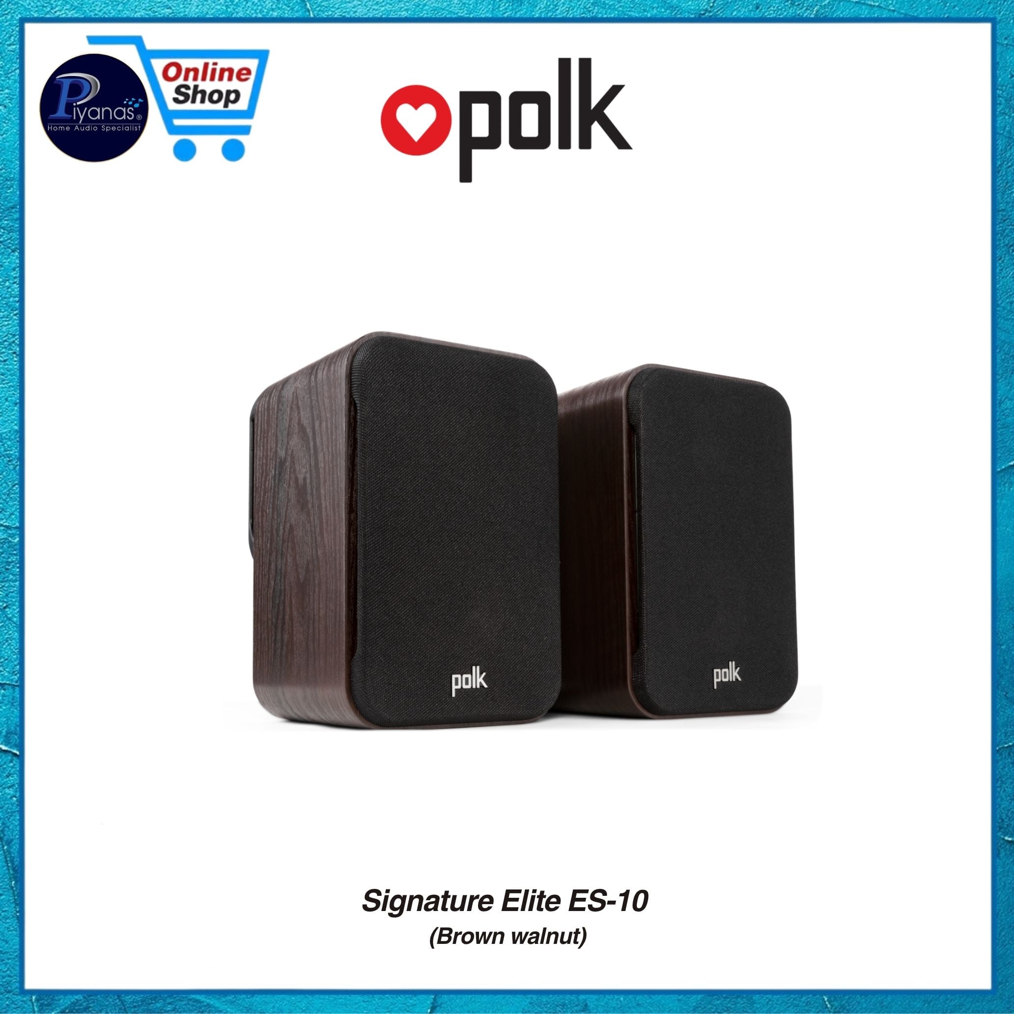 ลำโพงบุ๊คเชลฟ์ POLK AUDIO SIGNATURE ELITE ES-10 สี BROWN WALNUT_2